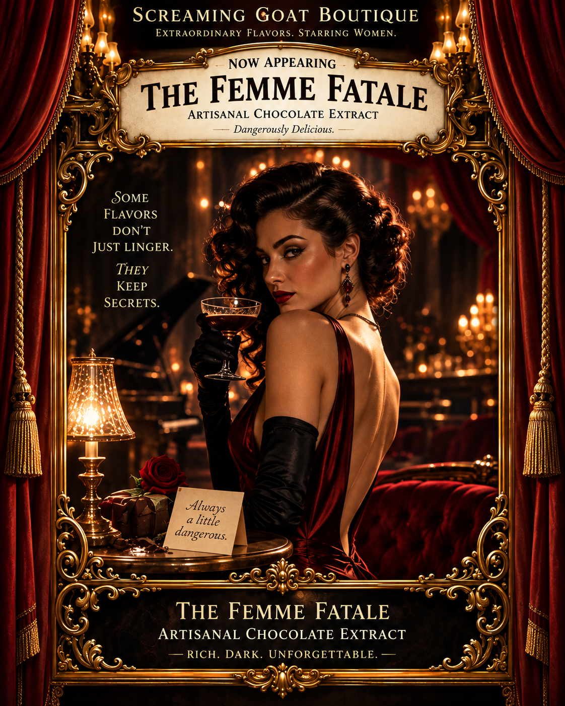 The Femme Fatale, the Cacao founding character